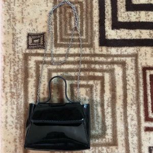 Mini Patent Leather Chain Bag